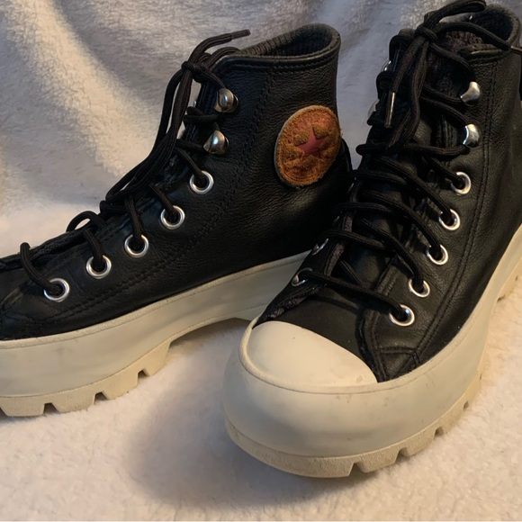 Converse Shoes - Converse Gore-Tek Black and White High-Top Sneakers